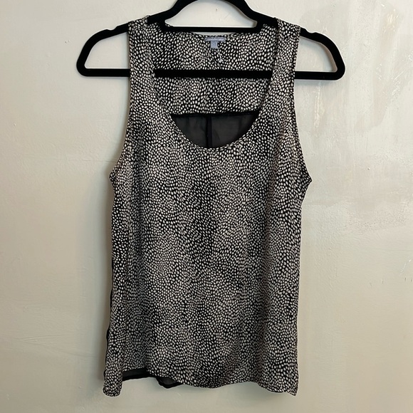 Charlotte Russe Tops - Charlotte Russe Animal Print Sheer Back Sleeveless Tank Blouse Size M